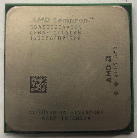 AMD Sempron 64 3000+ Desktop CPU Processor- SDA3000IAA3CN