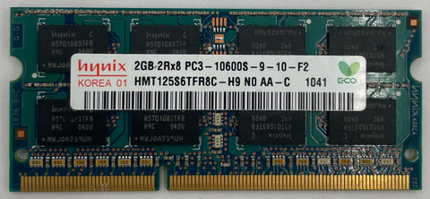 Hynix HMT125S6TFR8C-H9 2GB DDR3 Laptop RAM Memory