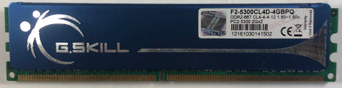 G.Skill F2-5300CL4D-4GBPQ 2GB DDR2 Desktop RAM Memory
