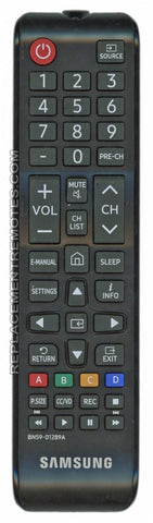 Samsung UN55MU6290F TV Remote Control- BN59-01289A
