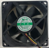 Masscool F.T.C Desktop DC Brushless Cooling Fan- FD08025B1M