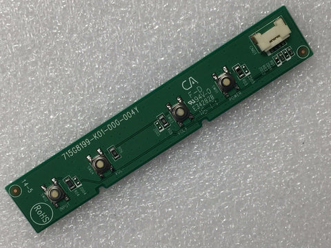 Vizio (TV E50X-E1) Power Button Input Key Board-715G8199-K01-000-004Y