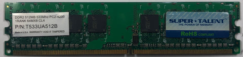 Super Talent T533UA512B 512MB DDR2 Desktop RAM Memory