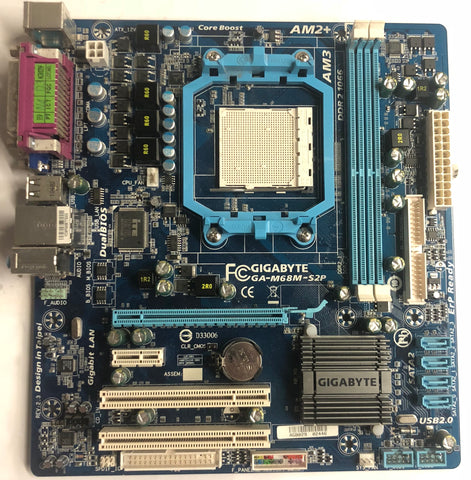 Gigabyte GA-M68M-S2P Desktop microATX Motherboard