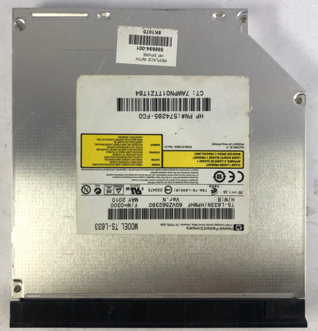 HP ProBook 4720s Laptop TS-L633 CD/DVD-RW Drive- 598694-001