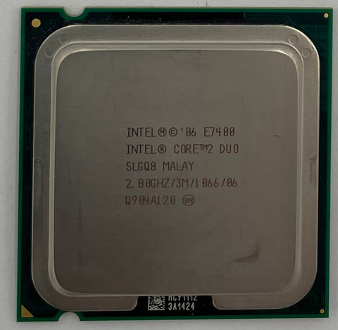 Intel Core 2 Duo E7400 Desktop CPU Processor- SLGQ8