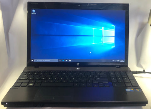 HP ProBook 4520s Laptop- 320GB HDD, 4GB RAM, Intel i3-380M CPU, Windows 10 Pro