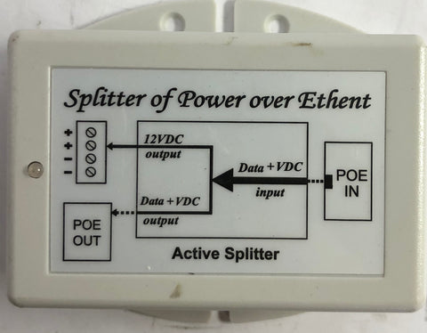 AccelTex Solutions ATS-POE-SPLIT Power Over Ethernet Splitter