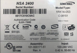 SonicWall NSA 2400 Network Security Appliance- 1RK14-053