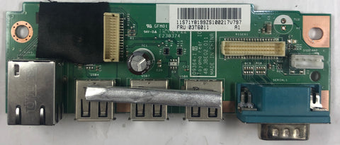 Lenovo ThinkCentre A70z All-In-One 48.3BE02.011 Rear I/O USB Port Board- 03T6011