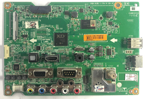 LG 55LY340C LCD TV EAX65467203 Main Board- EBT62987501