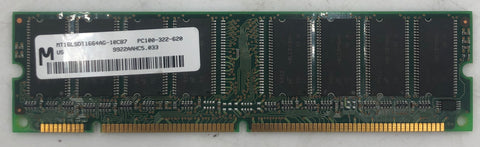 Micron MT16LSDT1664AG-10CB7 128MB Desktop RAM Memory