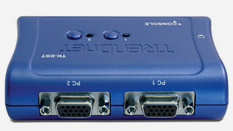 TRENDnet 2-Port USB KVM Switch- TK-207