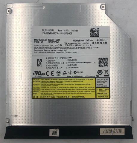 Dell Latitude E6420 Laptop UJ8A2 CD/DVD-RW Drive- 8TVR1