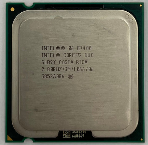 Intel Core 2 Duo E7400 Desktop CPU Processor- SLB9Y