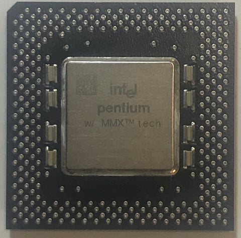 Intel Pentium MMX 200 MHz Desktop CPU Processor- SL27J