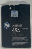 HP 49A Black Toner Cartridge- Q5949A