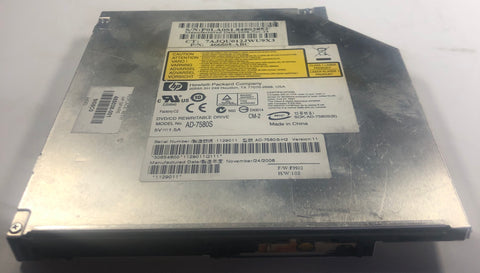 HP Compaq Presario CQ50 Laptop AD-7580S DVD/CD Rewritable Drive- 485038-001
