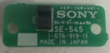 Sony DE845 Home Audio/Video Receiver SE-545 Port Board- 1-676-919-11