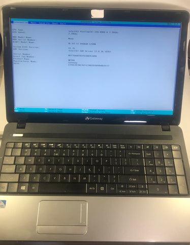 Gateway NE56R41U Laptop- 1GB RAM, Intel B960 CPU