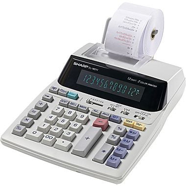 Sharp EL1801V Serial Printer Calculator
