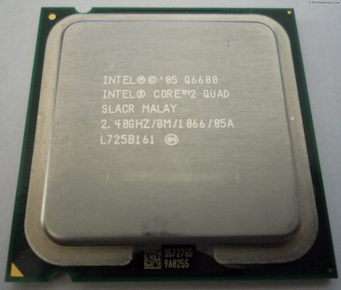 Intel Core 2 Quad Q6600 CPU Processor- SLACR