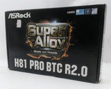 ASRock H81 PRO BTC R2.0 Mining Motherboard- 90-MXGUP0-A0UAYZ