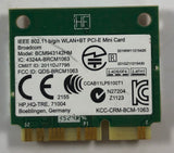 HP Stream 11 Pro G4 Laptop BCM943142HMBPFXH WLAN & BT PCI-E Mini Card- 753076-001