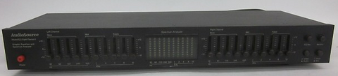 AudioSource EQ Eight/II 10-Band Stereo Graphic Equalizer With Spectrum Analyzer Display