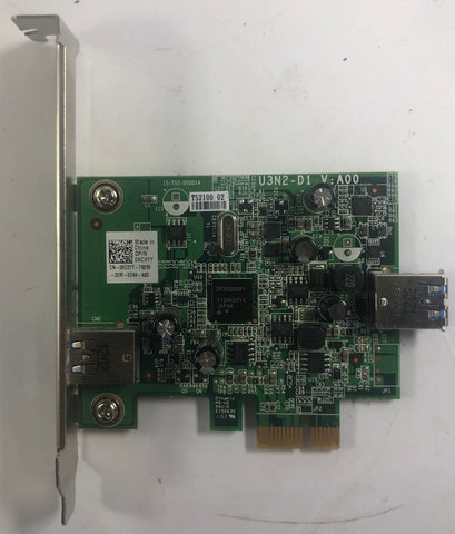 Dell XPS 8300 Deskop U3N2-D1 USB 3.0 Adapter Card- 6C37Y