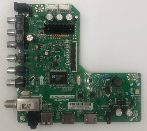 Insignia NS-24D420NA16 LED TV TE.MS3393.EA551 Main Board- 55.24S19.ME6