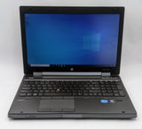 HP EliteBook 8570w Laptop- 128GB SSD, 10GB RAM, Intel i7 CPU, Windows 10 Pro