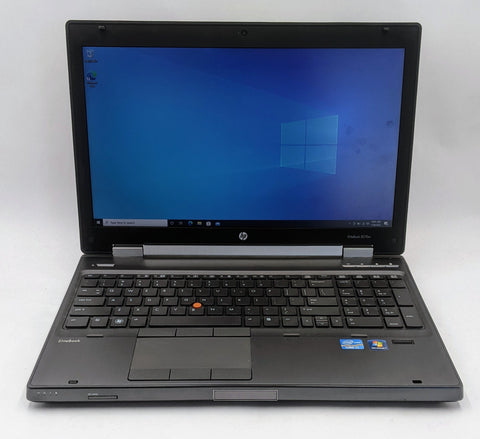 HP EliteBook 8570w Laptop- 128GB SSD, 10GB RAM, Intel i7 CPU, Windows 10 Pro