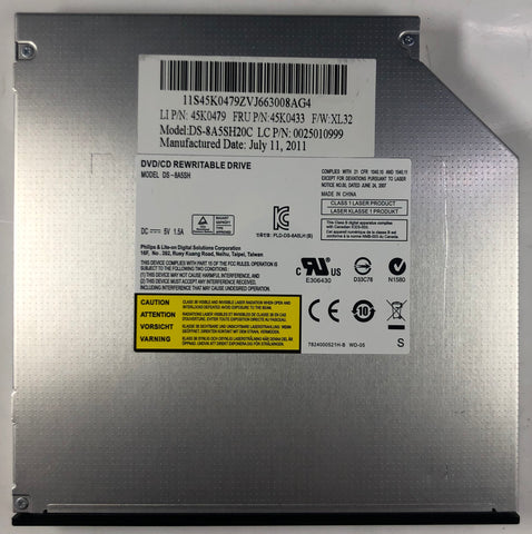 Lenovo ThinkCentre A70z AIO DS-8A5SH DVD/CD Rewritable Drive- 45K0433