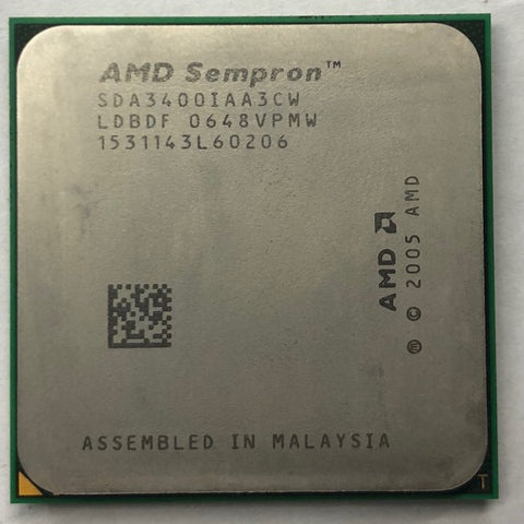 AMD Sempron 64 3400+ Desktop CPU Processor- SDA3400IAA3CW