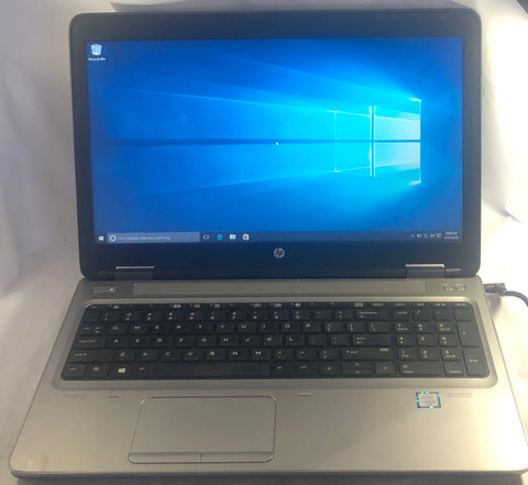 HP ProBook 650 G2 Laptop- 120GB SSD, 8GB RAM, Intel i5-6200U CPU, Windows 10 Pro