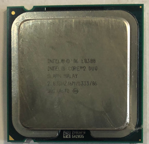 Intel Core 2 Duo E8300 Desktop CPU Processor- SLAPN