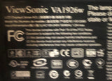 Viewsonic VA1926w 19" Widescreen LCD Monitor