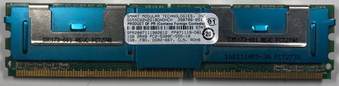 Smart Modular SG5SC82N2G1BDNDHCH 1GB DDR2 Server RAM Memory