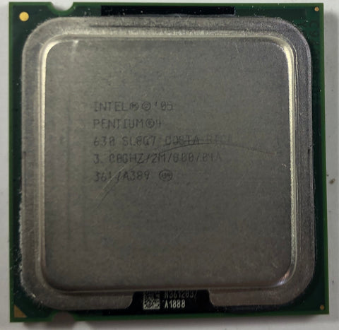 Intel Pentium 4 630 Desktop CPU Processor- SL8Q7