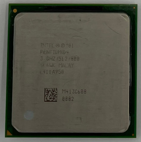 Intel Pentium 4 3 GHz Desktop CPU Processor- SL6WK