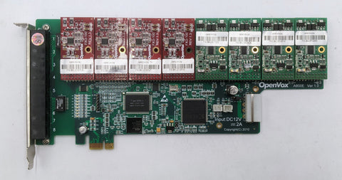 OpenVox A800E 8 Port Analog PCI-E Base Card