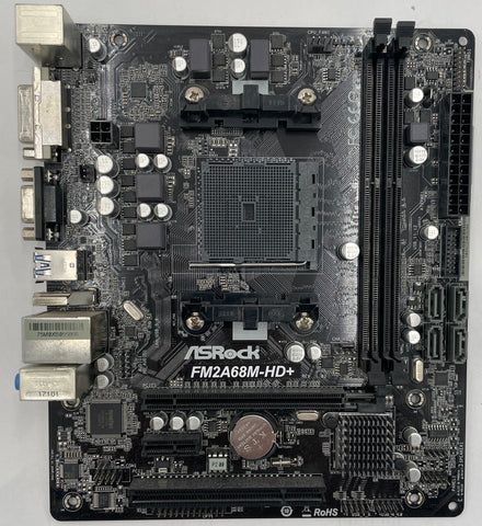 ASRock FM2A68M-HD+ Desktop MicroATX Motherboard