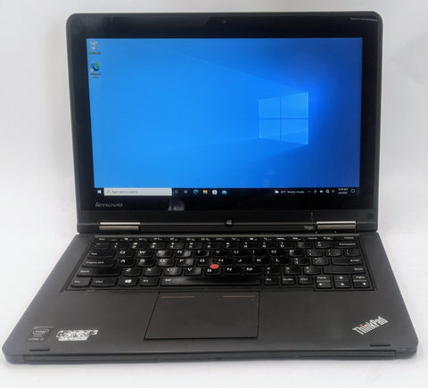 Lenovo ThinkPad S1 Yoga Laptop- 128GB SSD, 4GB RAM, Intel i3 CPU, Windows 10 Pro