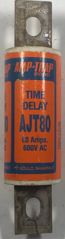 Gould AMP-TRAP 2000 AJT80 80Amp Time Delay Fuse
