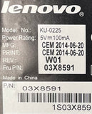 Lenovo KU-0225 USB Desktop Keyboard- 03X8591