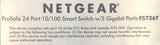 Netgear ProSafe FS726T 24-Port 10/100 Smart Switch with 2 Gigabit Ports
