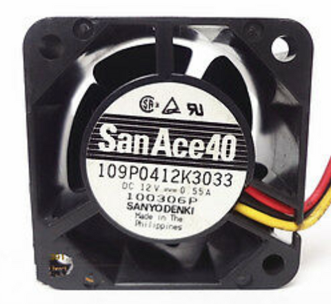 Sanyo San Ace 40 Server 6-Wire Cooling Fan- 109P0412K3013