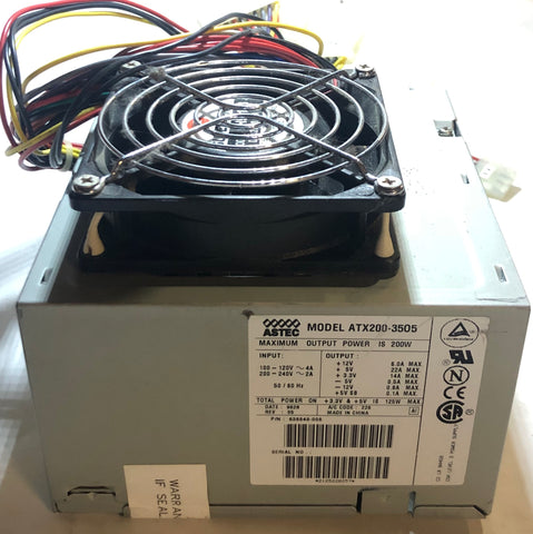 Astec ATX200-3505 200W Desktop Power Supply- 636646-006