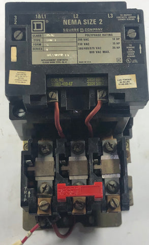 Square D Size 2 Magnetic Coil- 31063-409-47